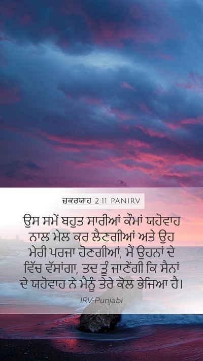 ਜ਼ਕਰਯਾਹ 2:11 PANIRV Bible Verse Image