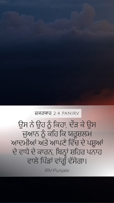 ਜ਼ਕਰਯਾਹ 2:4 PANIRV Bible Verse Image