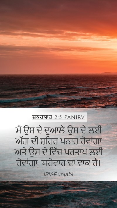 ਜ਼ਕਰਯਾਹ 2:5 PANIRV Bible Verse Image