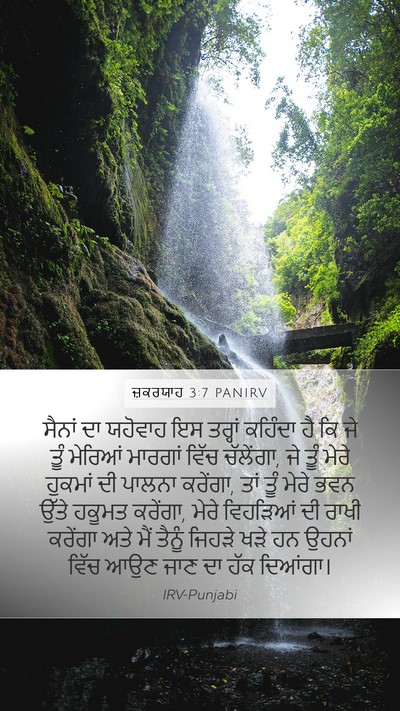 ਜ਼ਕਰਯਾਹ 3:7 PANIRV Bible Verse Image