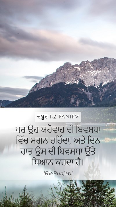 ਜ਼ਬੂਰ 1:2 PANIRV Bible Verse Image
