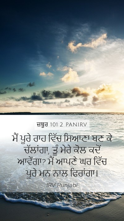 ਜ਼ਬੂਰ 101:2 PANIRV Bible Verse Image
