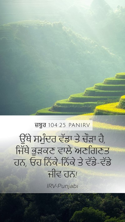 ਜ਼ਬੂਰ 104:25 PANIRV Bible Verse Image