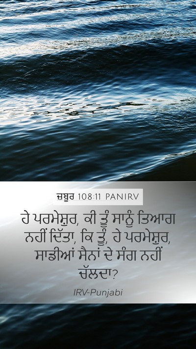 ਜ਼ਬੂਰ 108:11 PANIRV Bible Verse Image