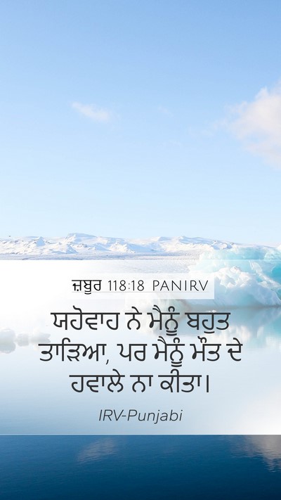 ਜ਼ਬੂਰ 118:18 PANIRV Bible Verse Image