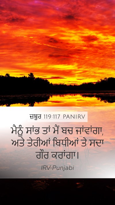 ਜ਼ਬੂਰ 119:117 PANIRV Bible Verse Image