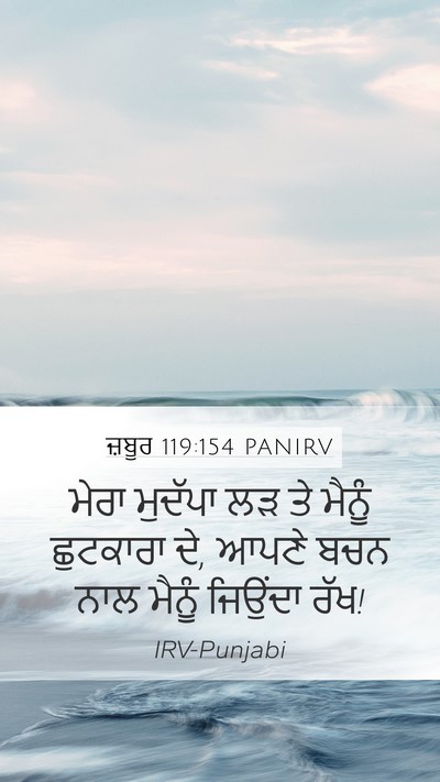 ਜ਼ਬੂਰ 119:154 PANIRV Bible Verse Image