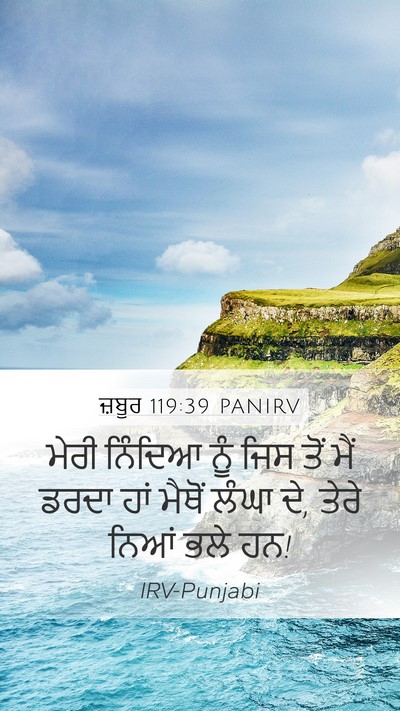ਜ਼ਬੂਰ 119:39 PANIRV Bible Verse Image
