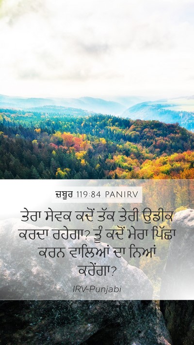ਜ਼ਬੂਰ 119:84 PANIRV Bible Verse Image