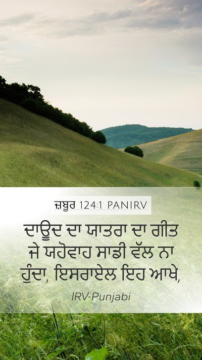 ਜ਼ਬੂਰ 124:1 PANIRV Bible Verse Image