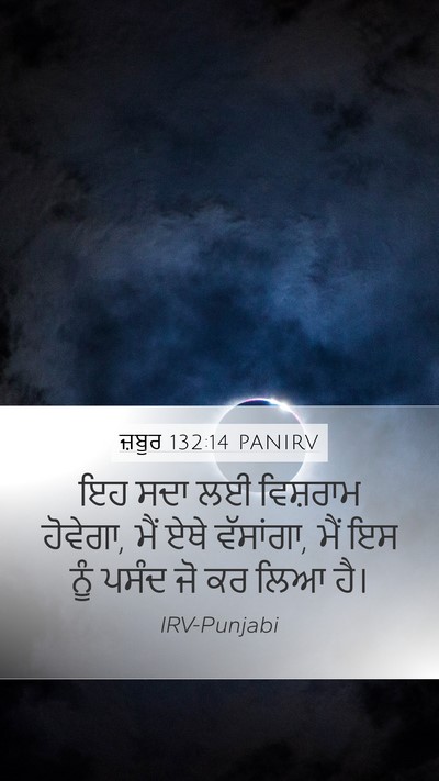 ਜ਼ਬੂਰ 132:14 PANIRV Bible Verse Image