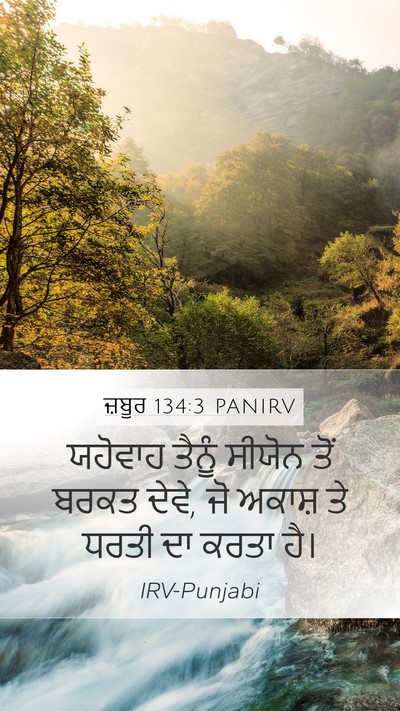 ਜ਼ਬੂਰ 134:3 PANIRV Bible Verse Image