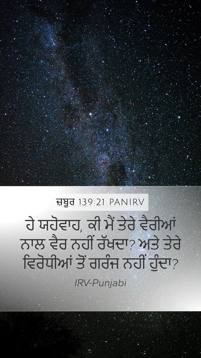 ਜ਼ਬੂਰ 139:21 PANIRV Bible Verse Image