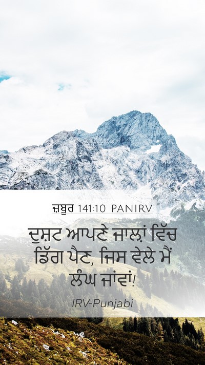 ਜ਼ਬੂਰ 141:10 PANIRV Bible Verse Image