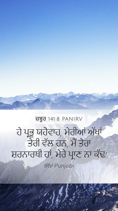 ਜ਼ਬੂਰ 141:8 PANIRV Bible Verse Image