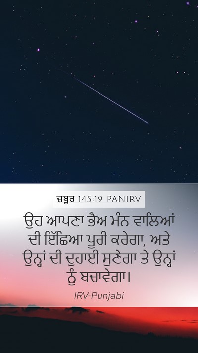 ਜ਼ਬੂਰ 145:19 PANIRV Bible Verse Image