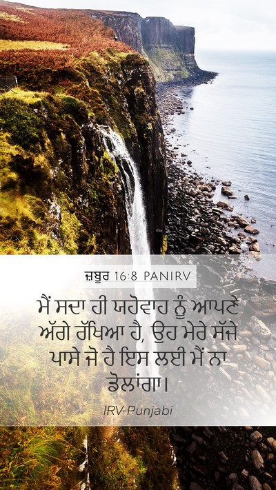 ਜ਼ਬੂਰ 16:8 PANIRV Bible Verse Image