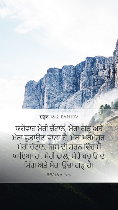 ਜ਼ਬੂਰ 18:2 PANIRV Bible Verse Image