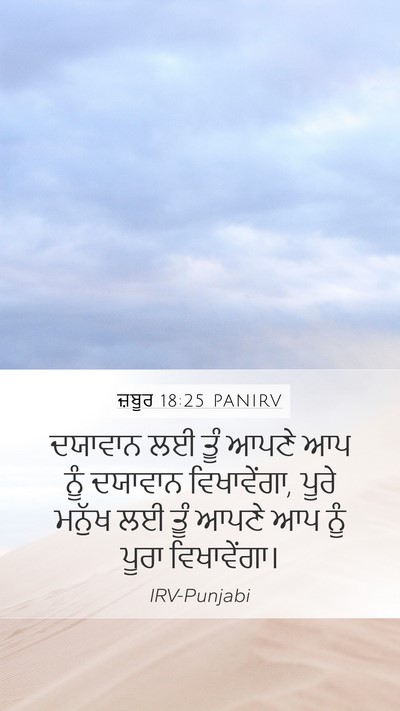 ਜ਼ਬੂਰ 18:25 PANIRV Bible Verse Image