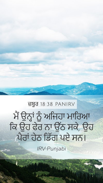 ਜ਼ਬੂਰ 18:38 PANIRV Bible Verse Image