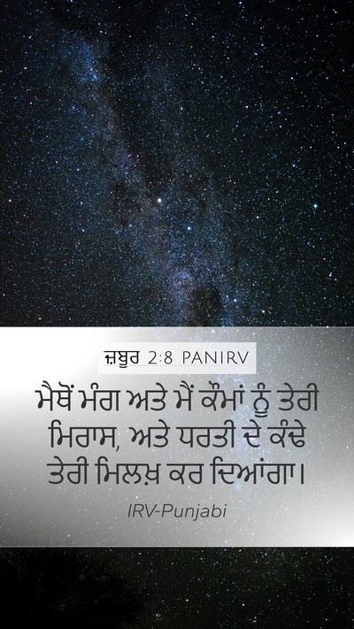 ਜ਼ਬੂਰ 2:8 PANIRV Bible Verse Image