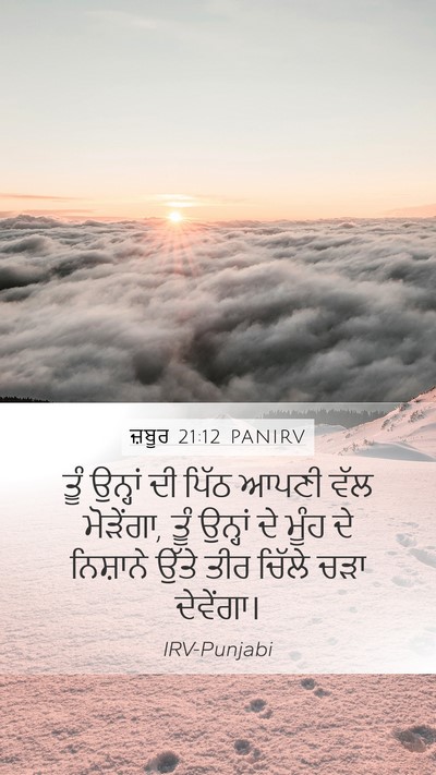 ਜ਼ਬੂਰ 21:12 PANIRV Bible Verse Image