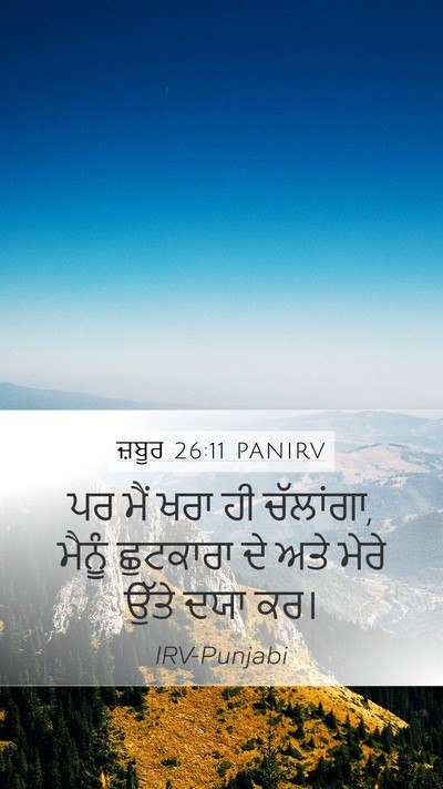 ਜ਼ਬੂਰ 26:11 PANIRV Bible Verse Image