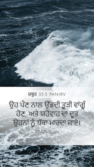 ਜ਼ਬੂਰ 35:5 PANIRV Bible Verse Image