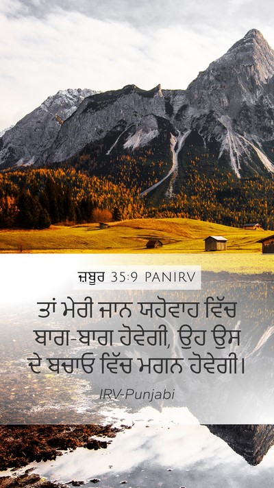 ਜ਼ਬੂਰ 35:9 PANIRV Bible Verse Image