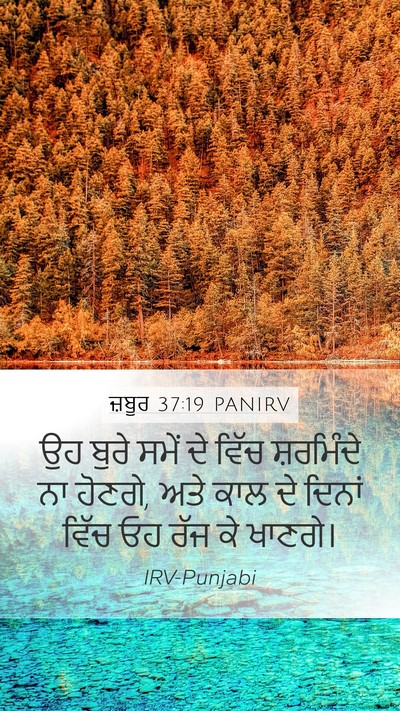 ਜ਼ਬੂਰ 37:19 PANIRV Bible Verse Image