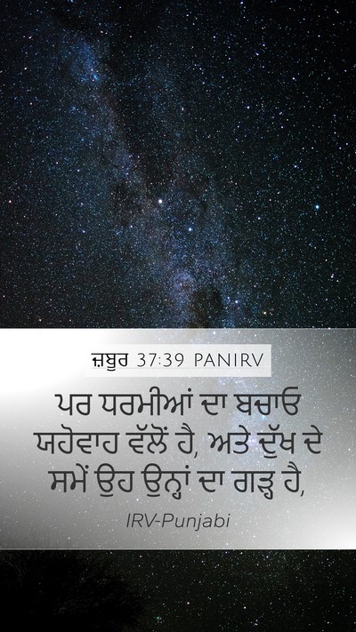 ਜ਼ਬੂਰ 37:39 PANIRV Bible Verse Image