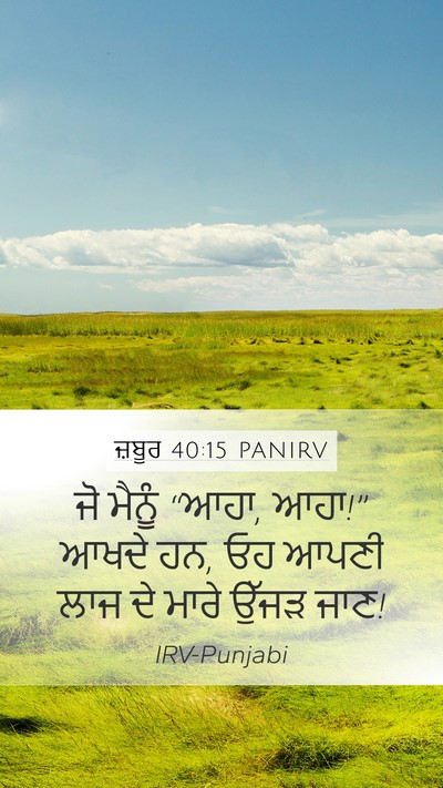 ਜ਼ਬੂਰ 40:15 PANIRV Bible Verse Image