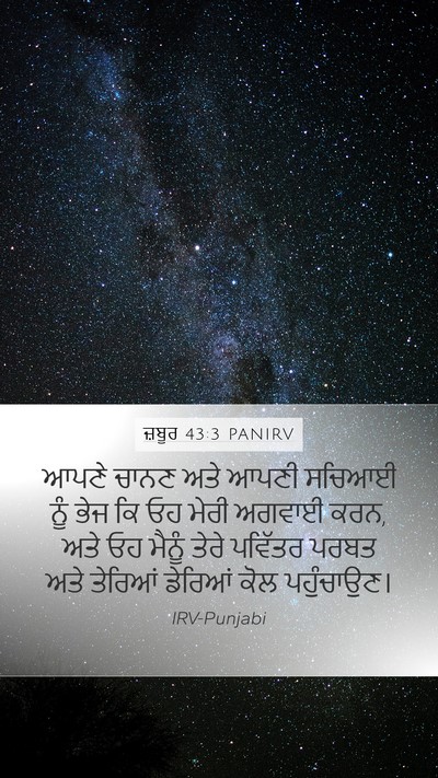 ਜ਼ਬੂਰ 43:3 PANIRV Bible Verse Image
