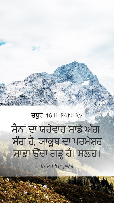 ਜ਼ਬੂਰ 46:11 PANIRV Bible Verse Image