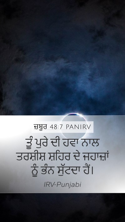 ਜ਼ਬੂਰ 48:7 PANIRV Bible Verse Image