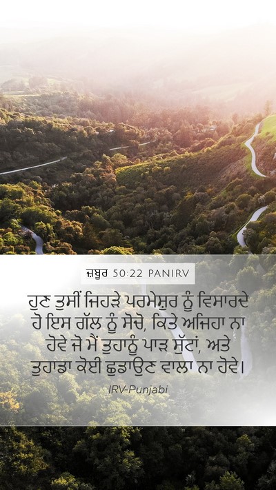 ਜ਼ਬੂਰ 50:22 PANIRV Bible Verse Image