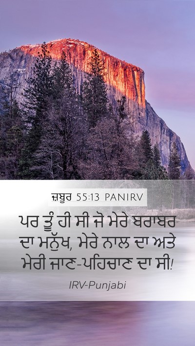ਜ਼ਬੂਰ 55:13 PANIRV Bible Verse Image