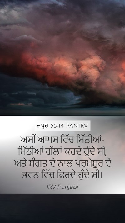 ਜ਼ਬੂਰ 55:14 PANIRV Bible Verse Image
