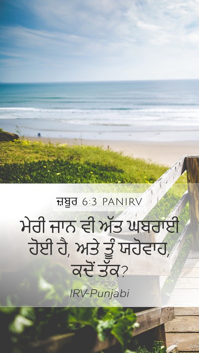 ਜ਼ਬੂਰ 6:3 PANIRV Bible Verse Image