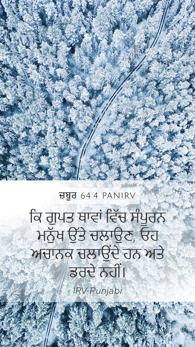 ਜ਼ਬੂਰ 64:4 PANIRV Bible Verse Image