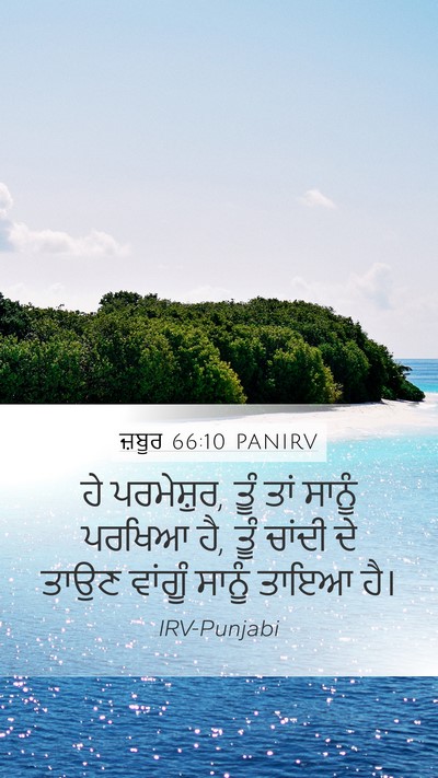 ਜ਼ਬੂਰ 66:10 PANIRV Bible Verse Image