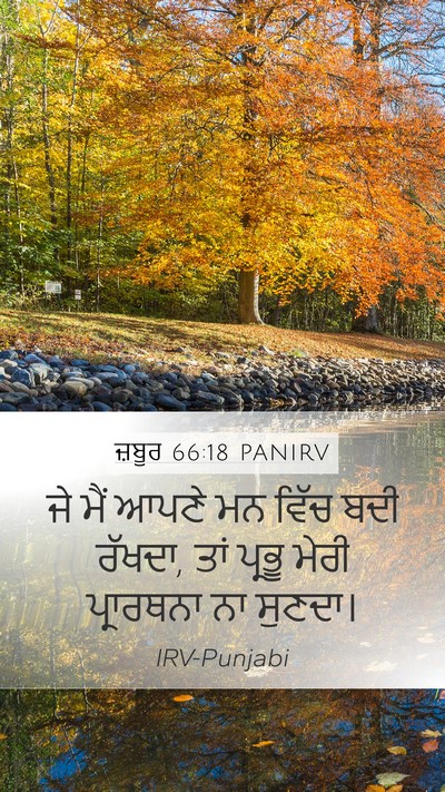 ਜ਼ਬੂਰ 66:18 PANIRV Bible Verse Image