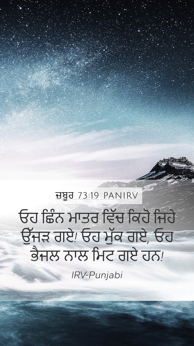 ਜ਼ਬੂਰ 73:19 PANIRV Bible Verse Image