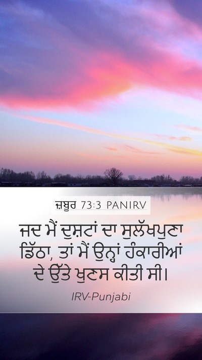 ਜ਼ਬੂਰ 73:3 PANIRV Bible Verse Image