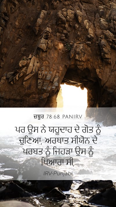 ਜ਼ਬੂਰ 78:68 PANIRV Bible Verse Image