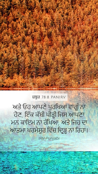 ਜ਼ਬੂਰ 78:8 PANIRV Bible Verse Image