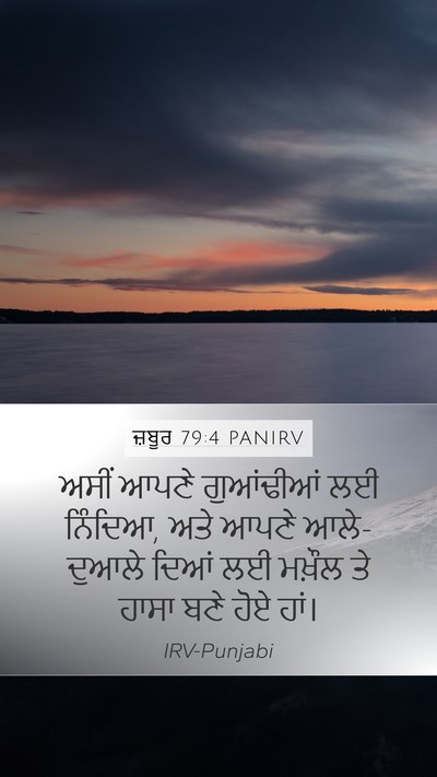 ਜ਼ਬੂਰ 79:4 PANIRV Bible Verse Image