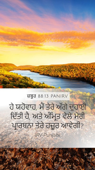 ਜ਼ਬੂਰ 88:13 PANIRV Bible Verse Image