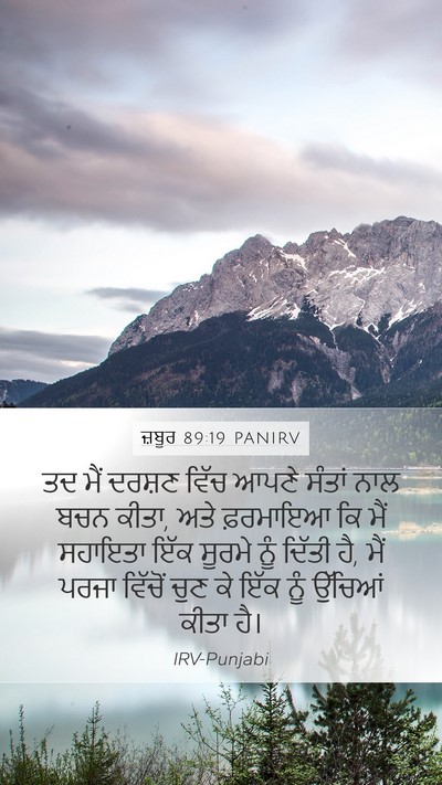 ਜ਼ਬੂਰ 89:19 PANIRV Bible Verse Image