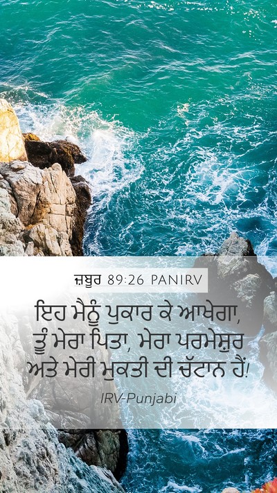 ਜ਼ਬੂਰ 89:26 PANIRV Bible Verse Image